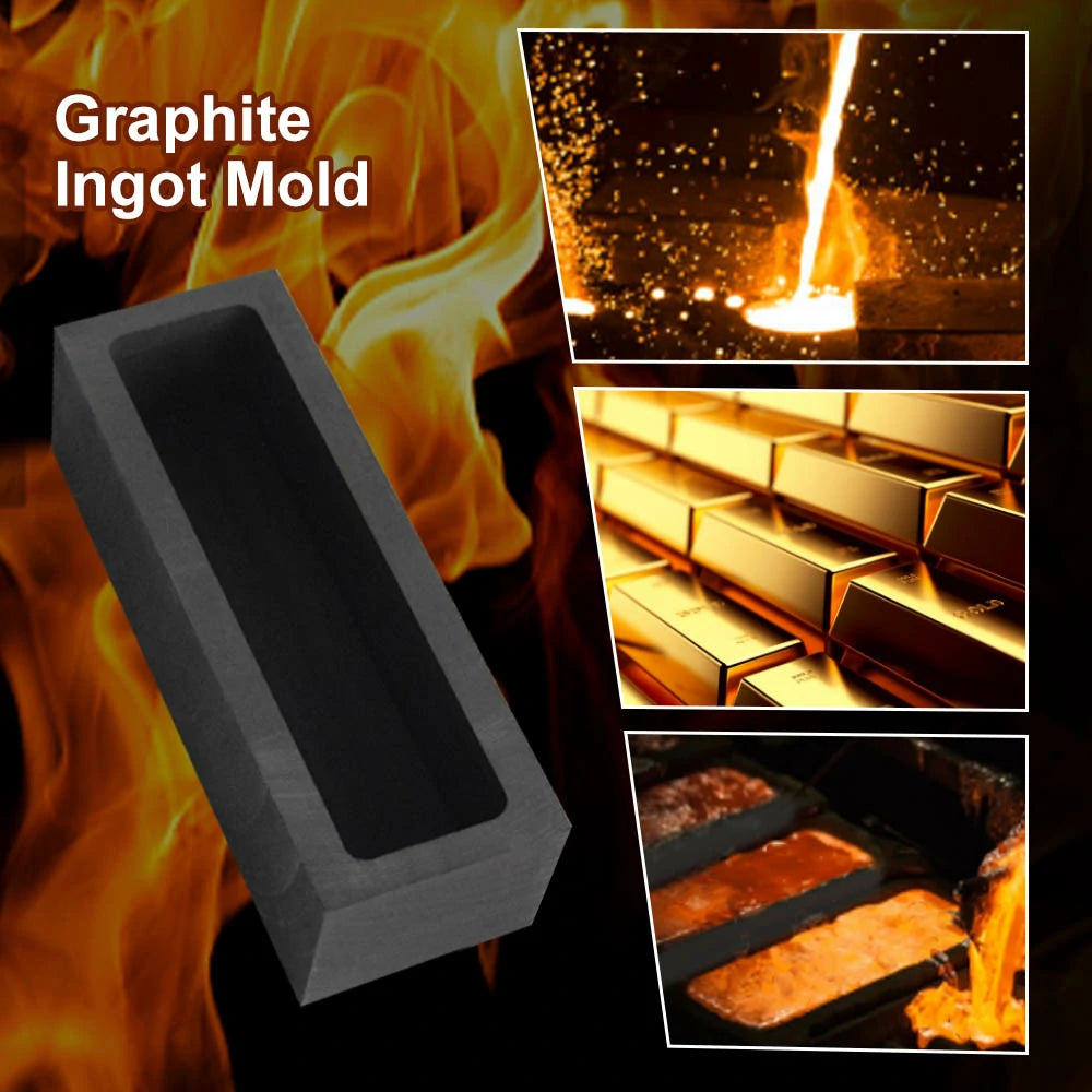 Side view of the ToAuto 3KG electric gold melting furnace