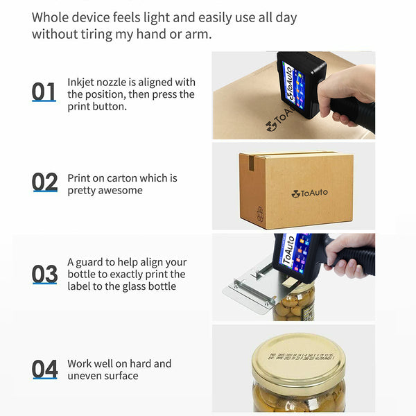 ToAuto V4 Portable Handheld Inkjet Printer - ToAuto Tool