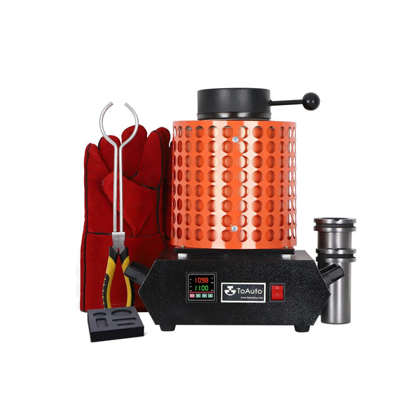 3+1KG(Double crucible) Electric Digital Melting Furnace ToAuto Metal Crafts