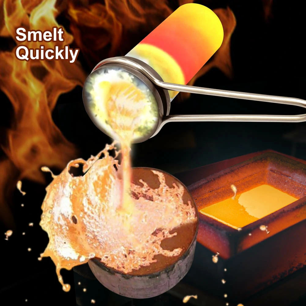 Crucible and melting accessories for the 3KG gold melting furnace