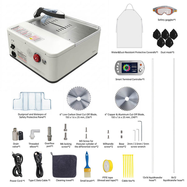 6 Inch Metal cutting facet machine for DIY Precise cutting ToAuto Tool