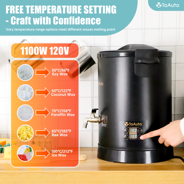 TOAUTO WMF-6L Digital Wax Melter(Pink/Black) - ToAuto Tool
