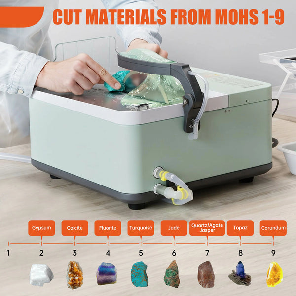 ToAuto 6"/8" Smart Lapidary Saw for Gemstone and Rock Cutting