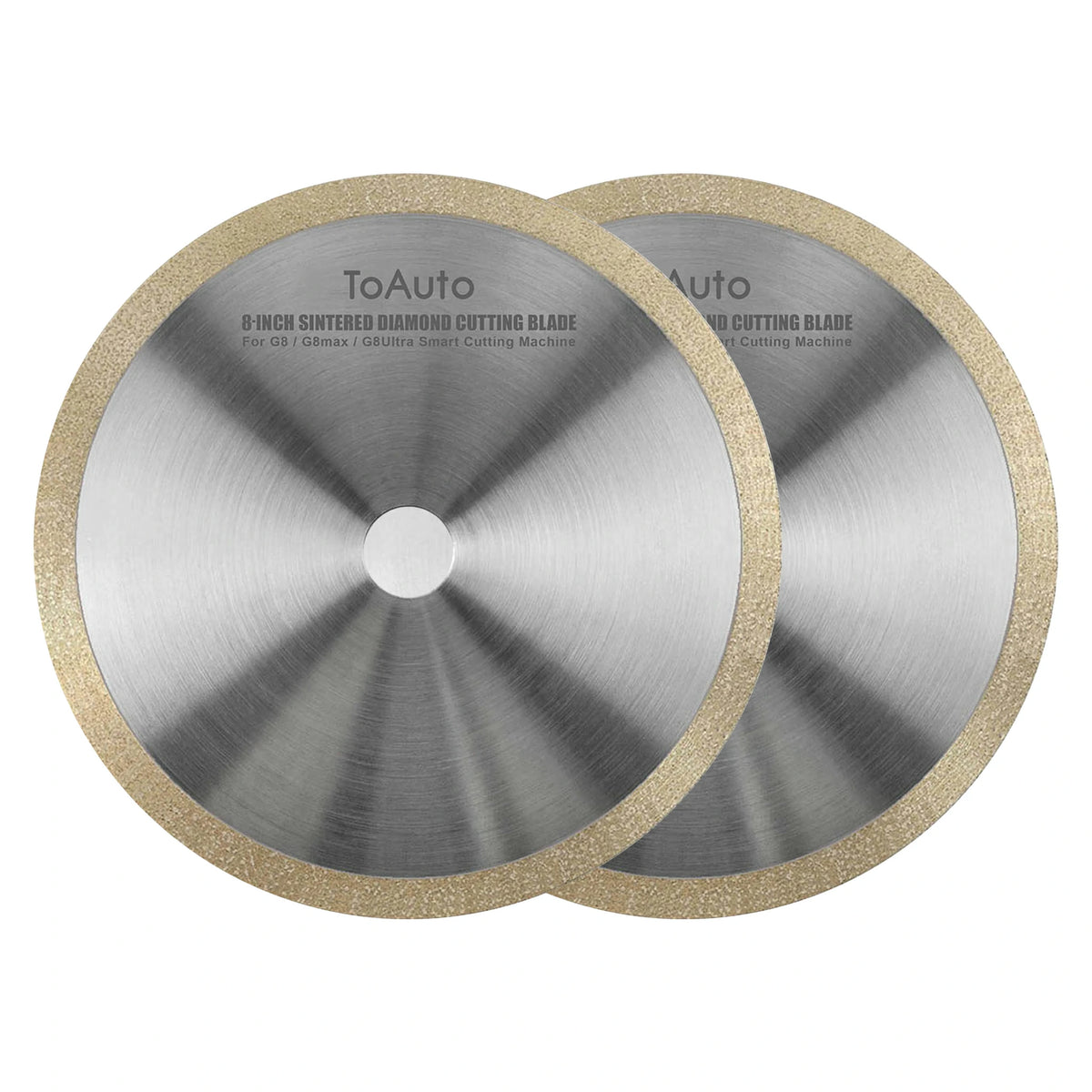 Cutting edge detail of the 8-inch gemstone cutting blade