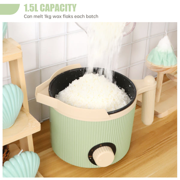 TOAUTO Handheld 1.5L Wax Melting Pot Green - ToAuto Tool