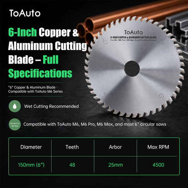 Precision teeth design of aluminum cutting blade