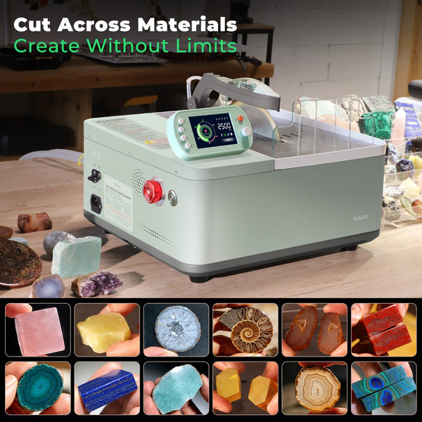6 Inch Gemstone cutting machine for DIY Precise cutting ToAuto Tool