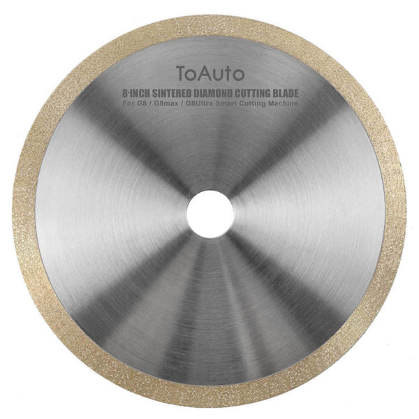 ToAuto 8 inch sintered diamond cutting blade for gemstone cutting