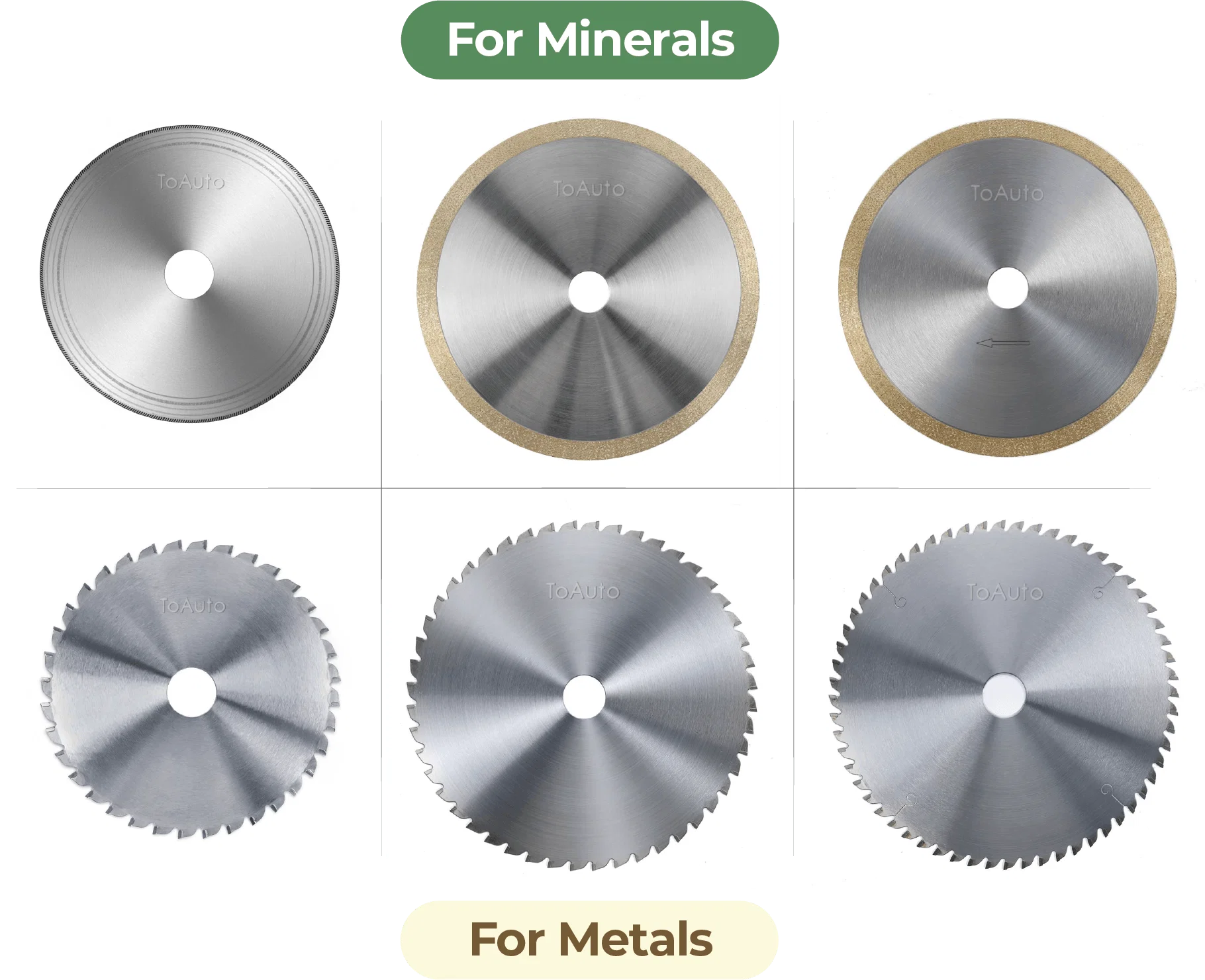 Saw blades for various models of intelligent cutting machines