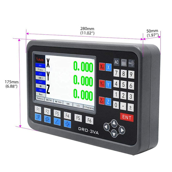 2/3 Axis DRO Kit LCD Display +Scales - ToAuto Tool