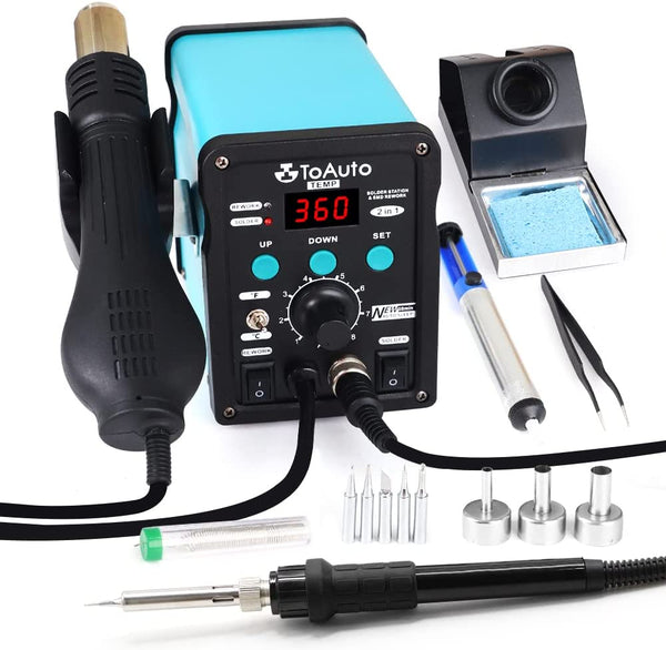 8786D-Pro Soldering Station Hot Air Gun - ToAuto Tool